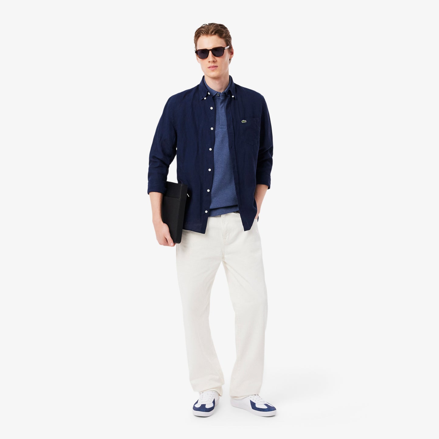 Lacoste Erkek Regular Fit Lacivert Paris Polo
