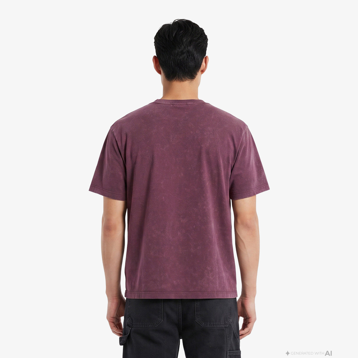 Unıted4 Regular Fit Erkek Bordo T-shirt