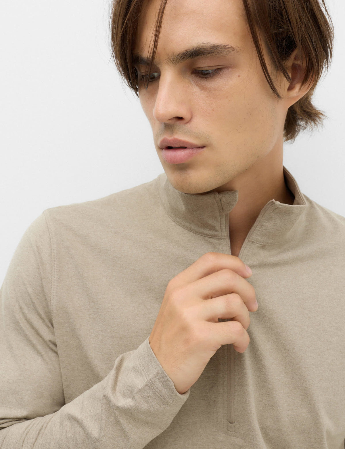 Yarım Fermuarlı Sweatshirt