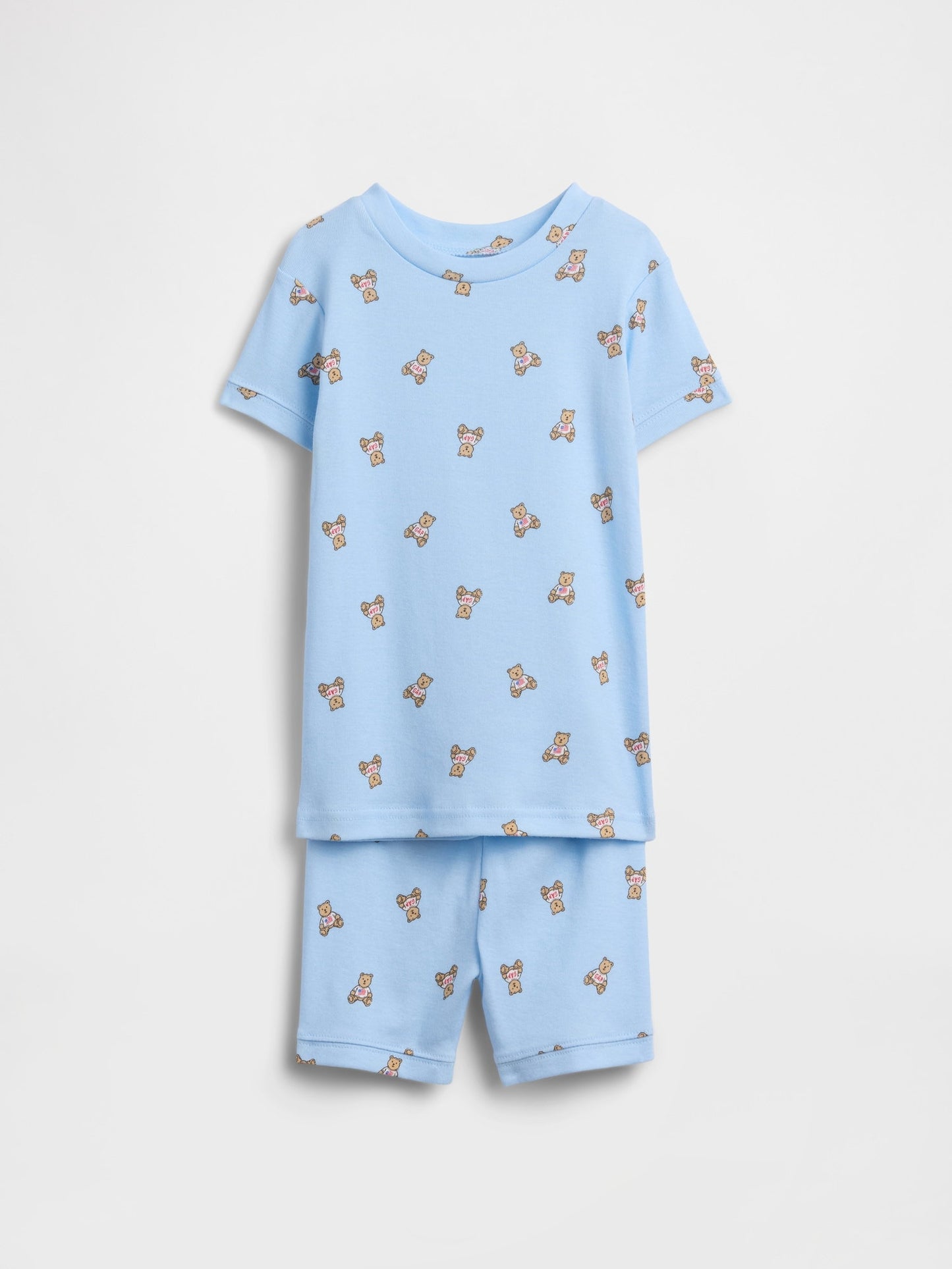 Açık Mavi Brannan Bear Desenli Pijama Seti