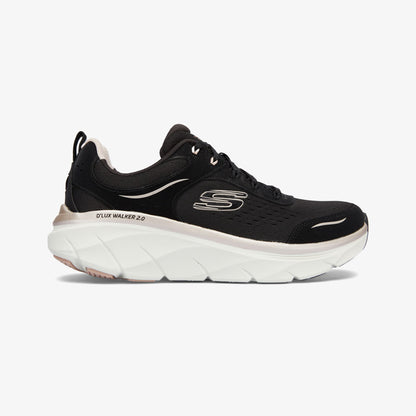 Skechers D'lux Walker 2.0 Gradient Glam Kadın Siyah Spor Ayakkabı