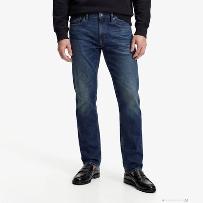 Calvin Klein Slim Vine Street Erkek Mavi Jean