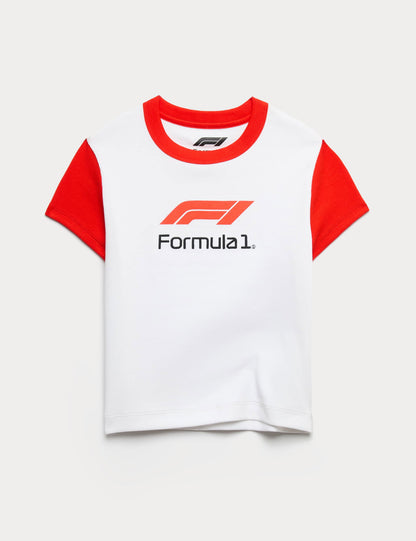 F1 Pamuklu T-shirt