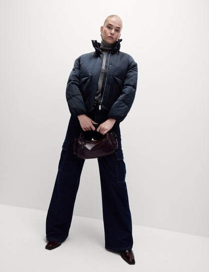 Saten Thermowarmth™ Puffer Mont