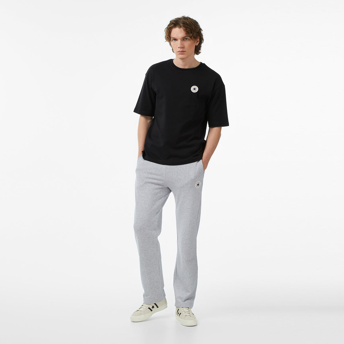 Converse Regular Fit Erkek Gri Eşofman Altı