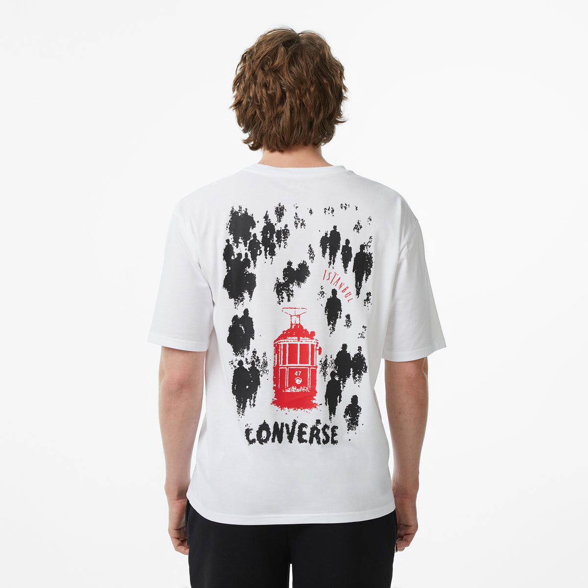Converse Erkek Beyaz Grafik Baskılı T-shirt