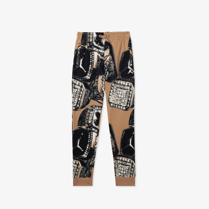 Jordan French Terry Printed Çocuk Krem Eşofman Altı