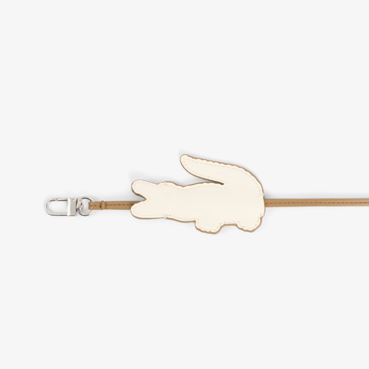 Lacoste L Charms Unisex Bej Anahtarlık