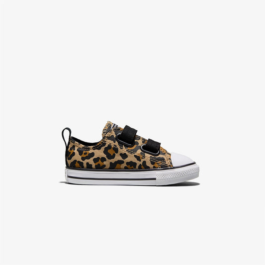 Converse Chuck Taylor All Star Çocuk Easy-on Desenli Kahverengi Sneaker