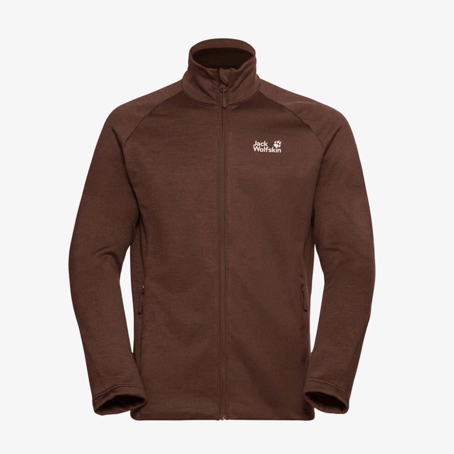 Jack Wolfskin Peak District Full Zipped Erkek Kahverengi Ceket