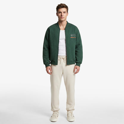 United4 Regular Fit Erkek Yeşil Mont