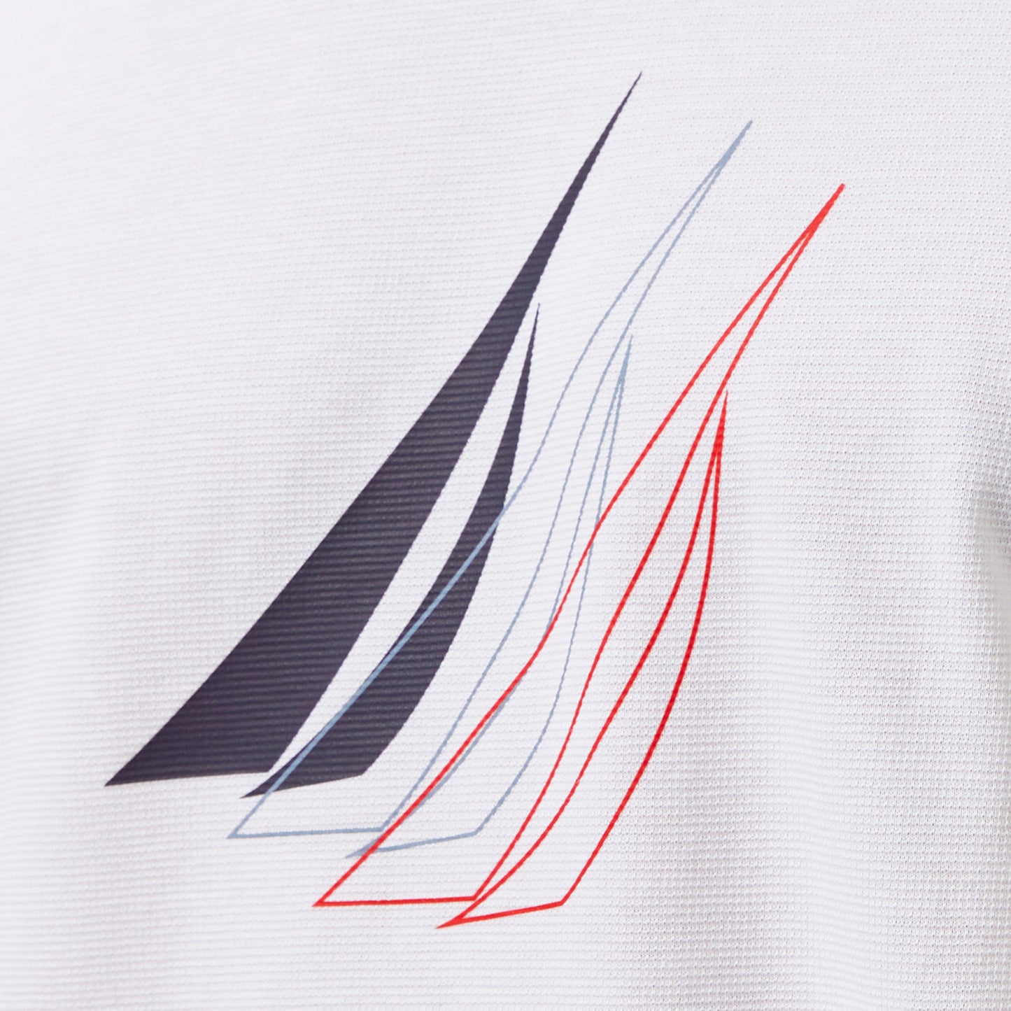 Nautica Erkek Beyaz Regular Fit Baskılı T-shirt