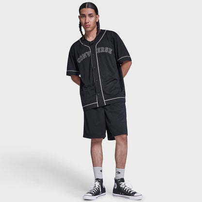 Converse Erkek Siyah Baseball Forması