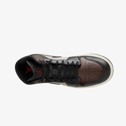 Jordan Air Jordan 1 Mıd Erkek Siyah Spor Ayakkabı