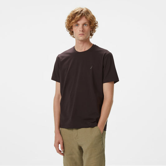 Nautica Erkek Kahverengi Classic Fit T-shirt