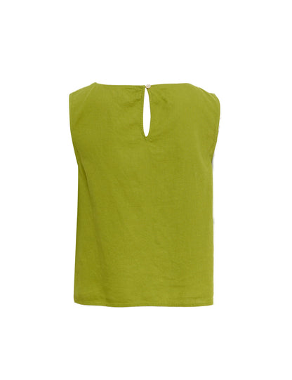 Twist Linen Top