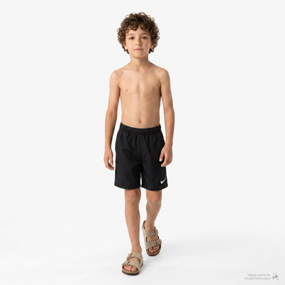 Nike Swim Breaker Solid Essential Çocuk Siyah Deniz Şortu