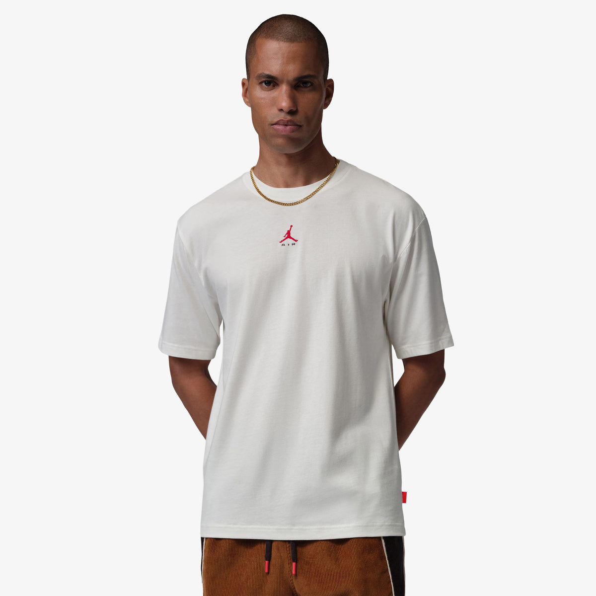 Jordan Brooklyn Erkek Beyaz T-shirt