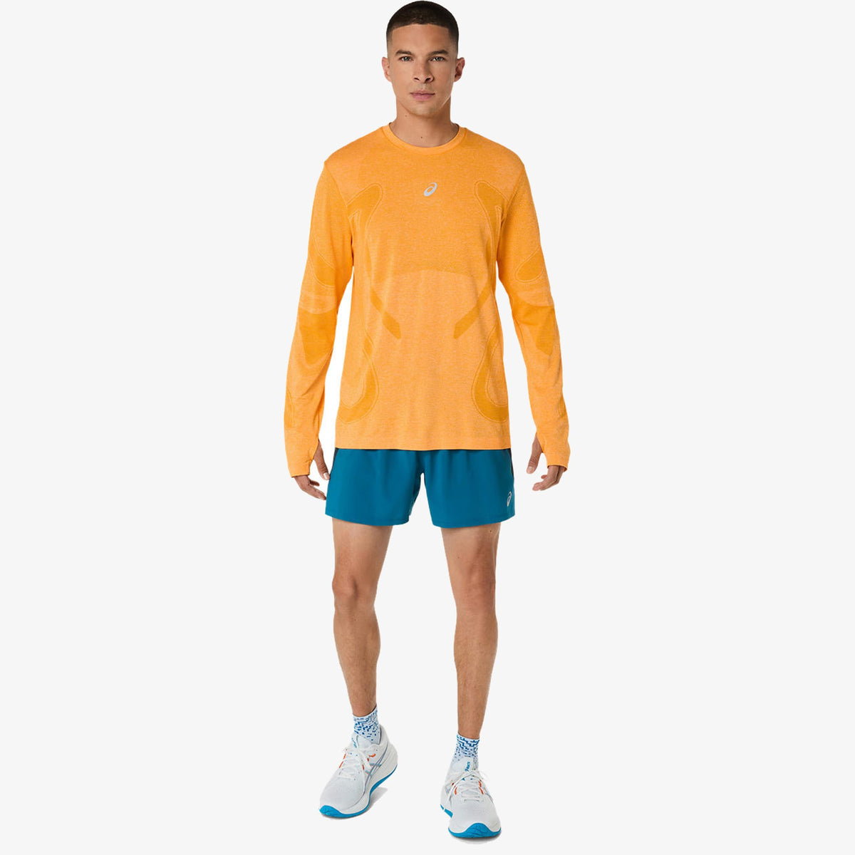Asics Road 5in Erkek Mavi Koşu Şortu
