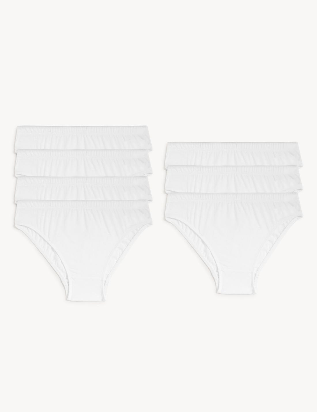Saf Pamuklu 7'li Brief Külot (1-10 Yaş)