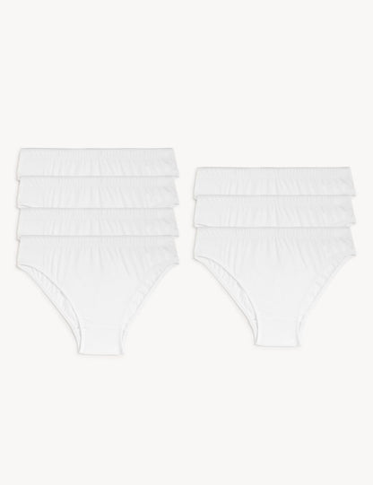 Saf Pamuklu 7'li Brief Külot (1-10 Yaş)
