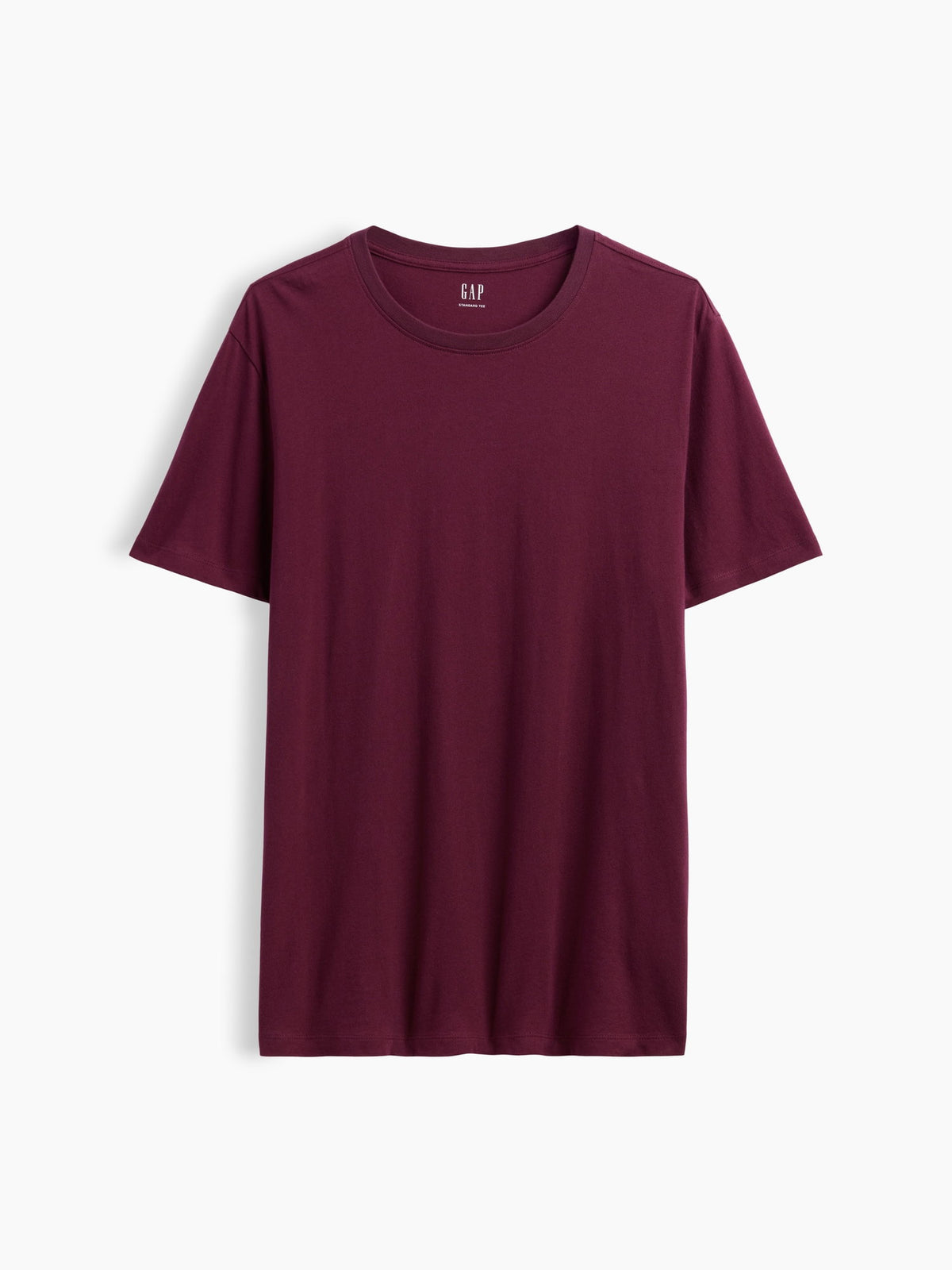 Mor Klasik Bisiklet Yaka T-shirt