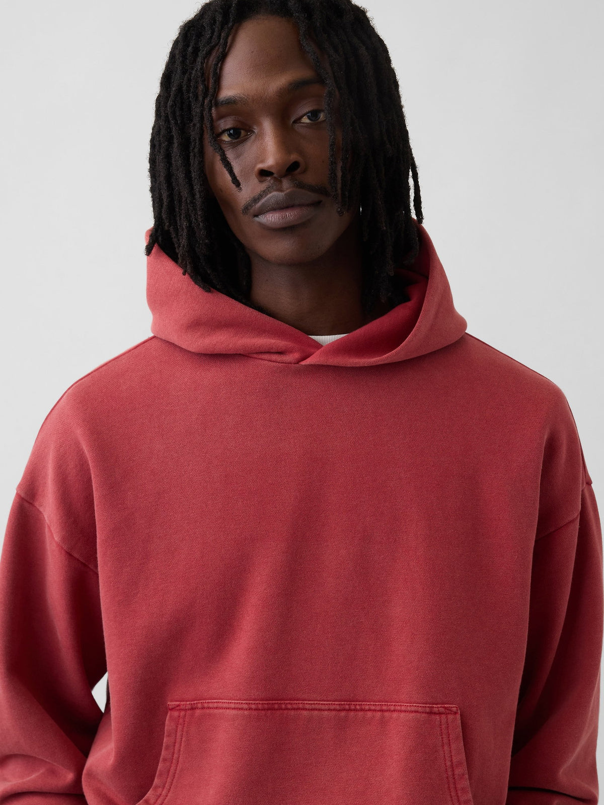 Kırmızı Heavyweight Oversized Sweatshirt