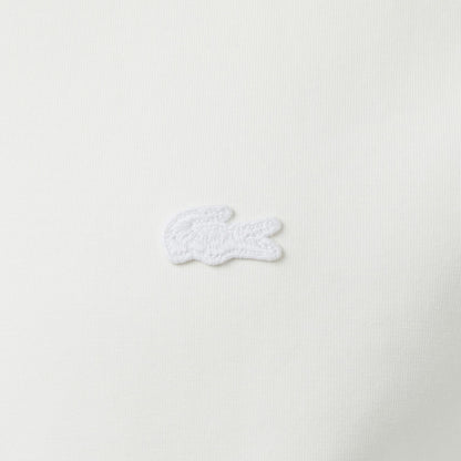 Lacoste Erkek Classic Fit Bisiklet Yaka Krem Sweatshirt