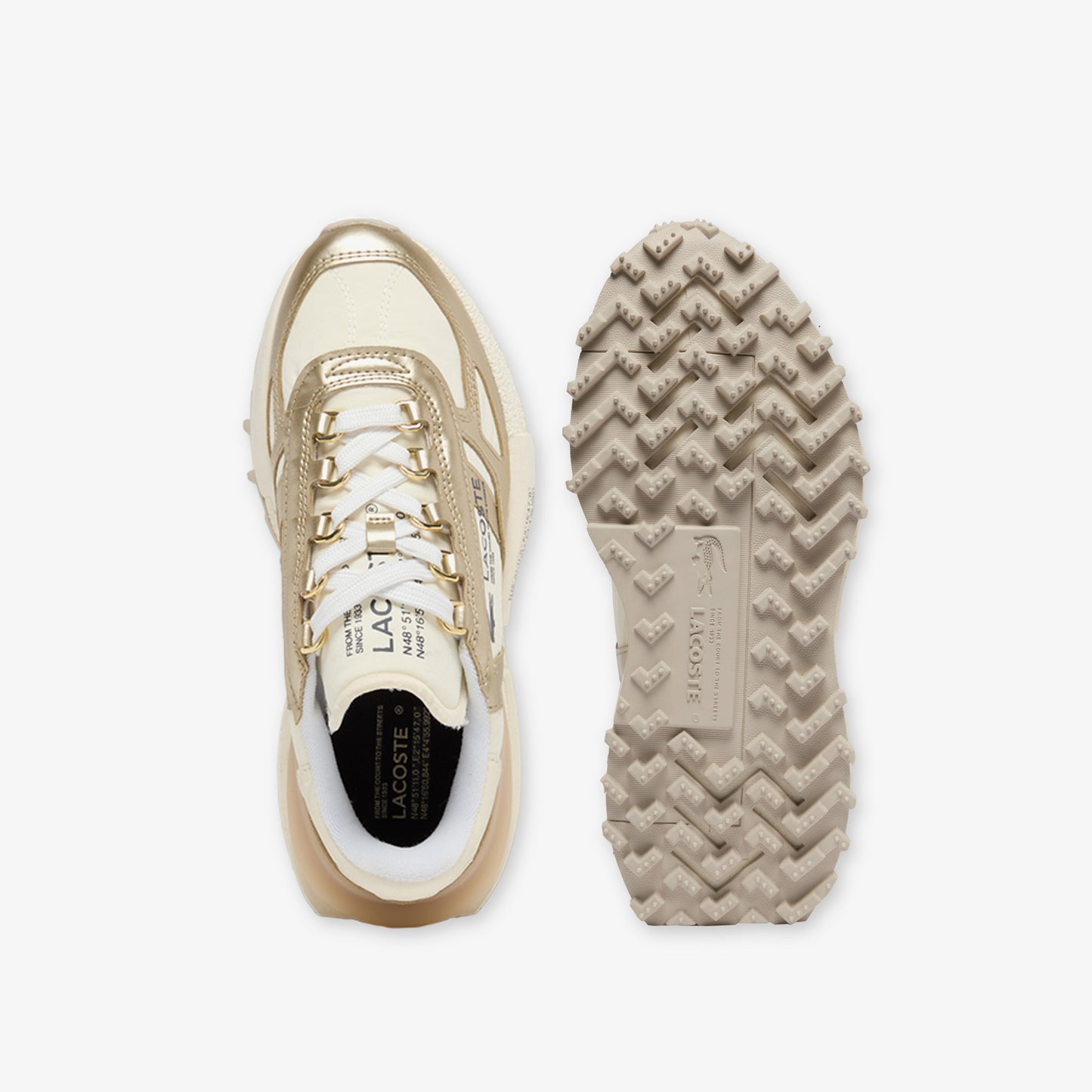 Lacoste Elite Active Kadın Krem Spor Ayakkabı