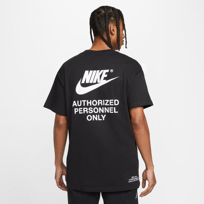 Nike Authorised Erkek Siyah T-shirt