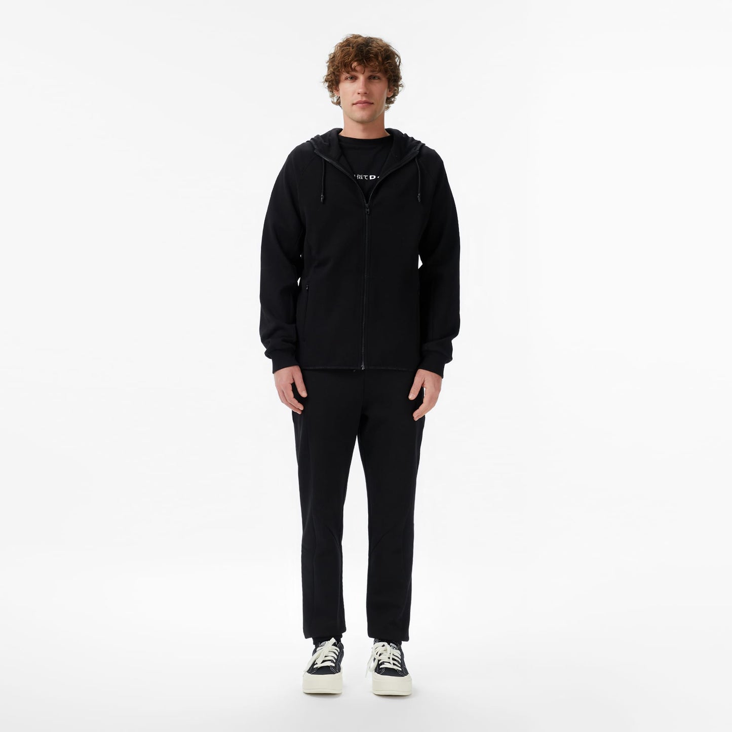 United4 Regular Fit Erkek Siyah Sweatshirt