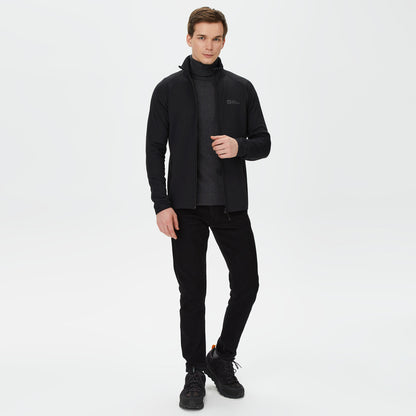 Jack Wolfskin Baiselberg Full Zip Erkek Siyah Ceket