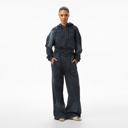 Les Benjamins Essentials 301 Kadın Siyah Sweatshirt