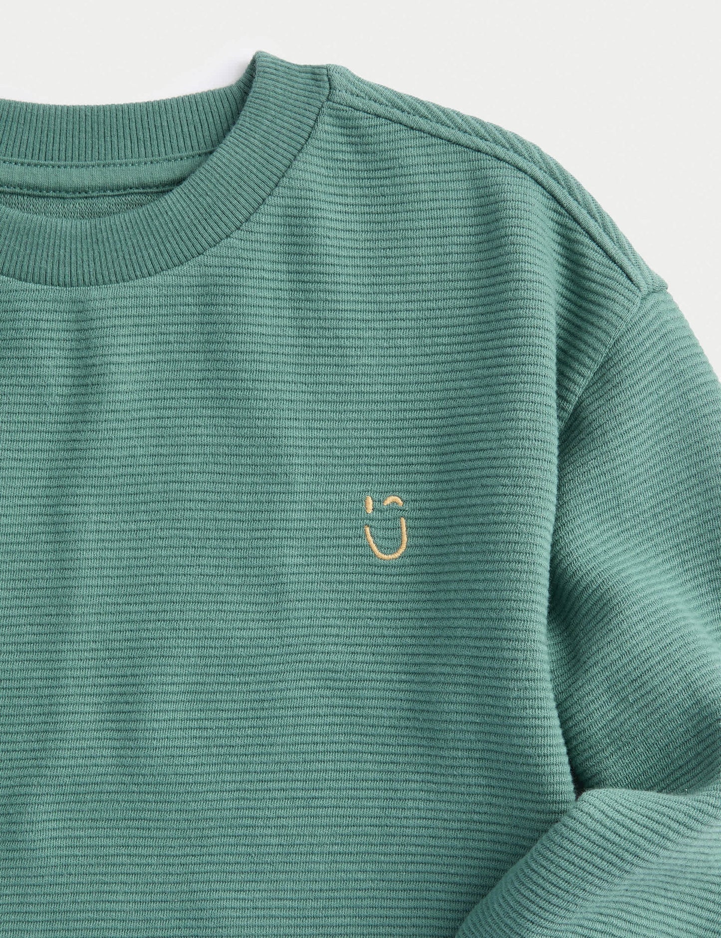 Saf Pamuklu Sweatshirt