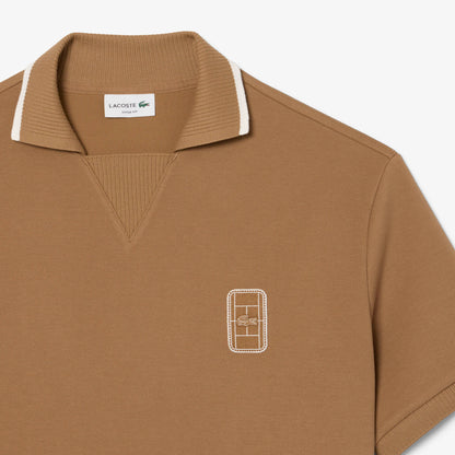 Lacoste Erkek Loose Fit Kahverengi Polo