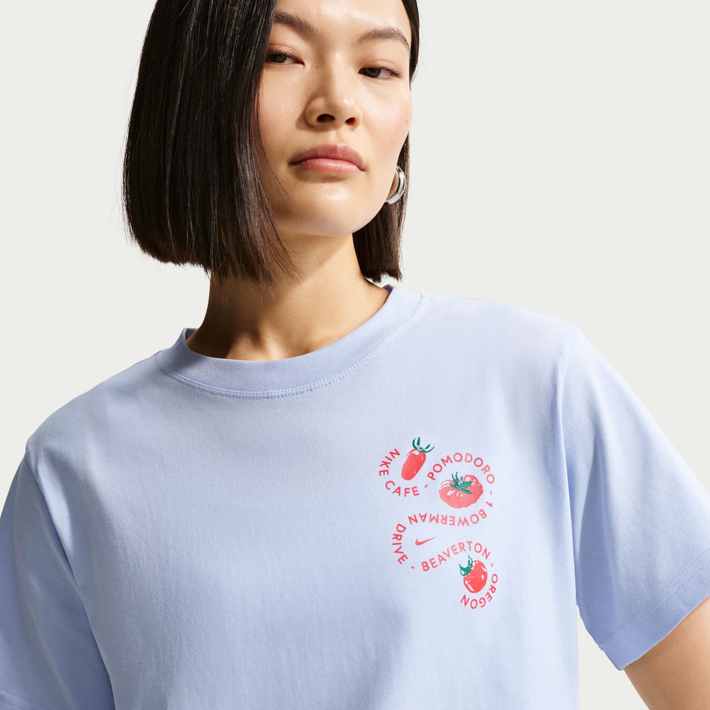Nike Classic Bf Cafe Tomato Kadın Mavi T-shirt