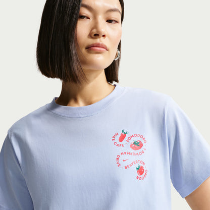 Nike Classic Bf Cafe Tomato Kadın Mavi T-shirt
