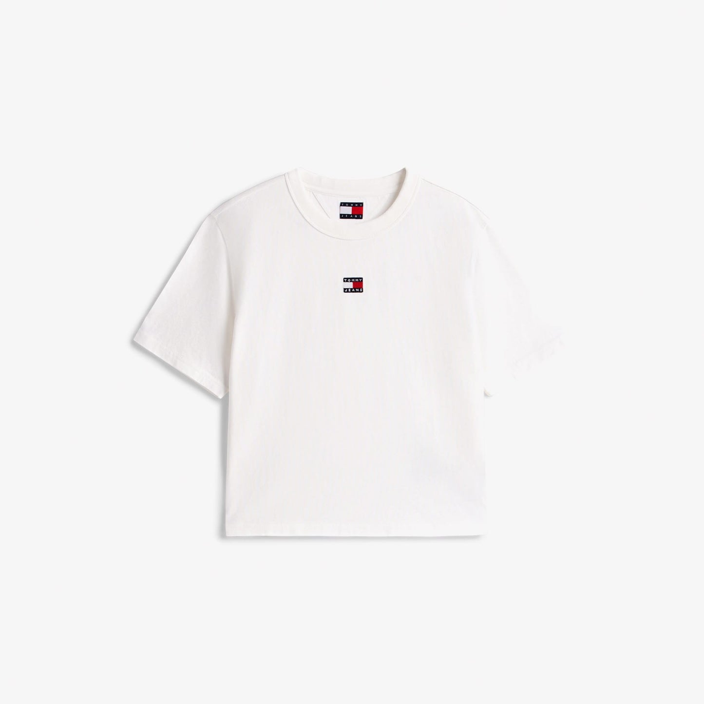 Tommy Hilfiger Bxy Badge Kadın Beyaz T-shirt