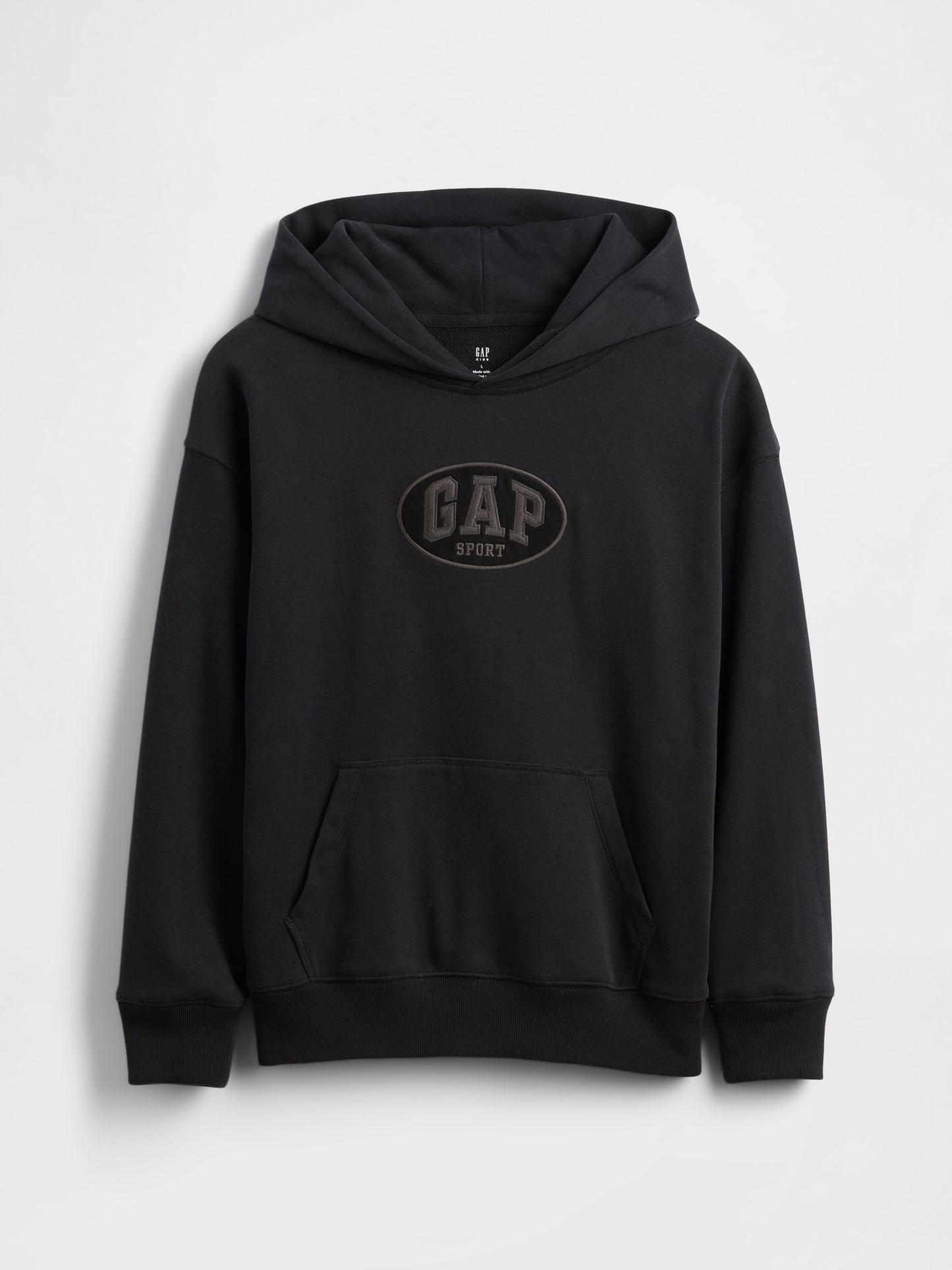 Siyah Vintagesoft Terry Sport Logo Sweatshirt