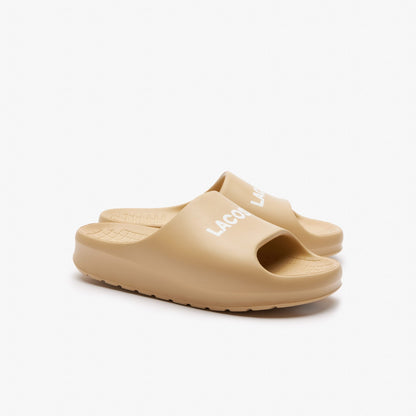 Lacoste Serve Slide 2.0 Kadın Bej Terlik