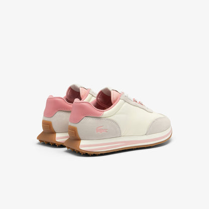 Lacoste L-spin Stripe Sole Kadın Bej Spor Ayakkabı