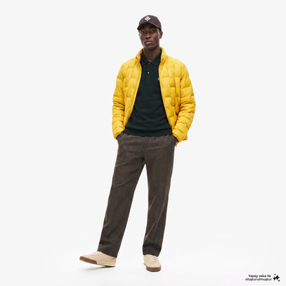 Lacoste Regular Fit Erkek Sarı Mont