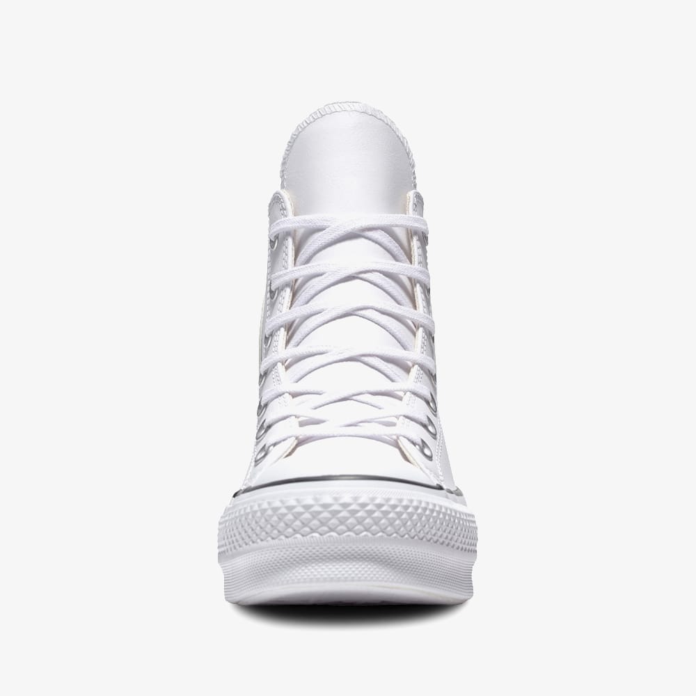 Converse Chuck Taylor All Star Lift Hi Deri Unisex Beyaz Sneaker