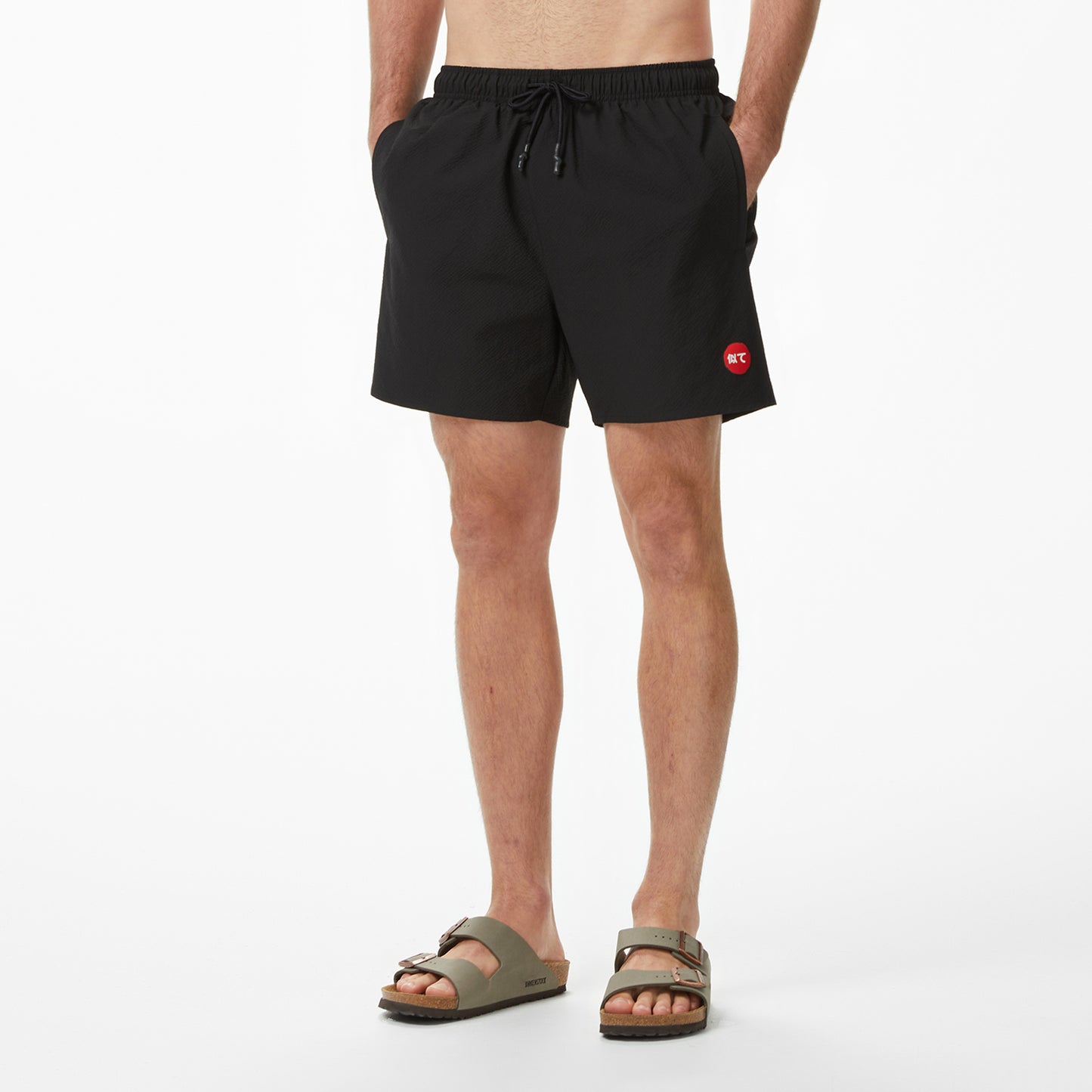 United4 Regular Fit Erkek Siyah Deniz Şortu