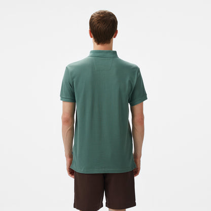 Nautica Erkek Yeşil Classic Fit Polo Yaka T-shirt