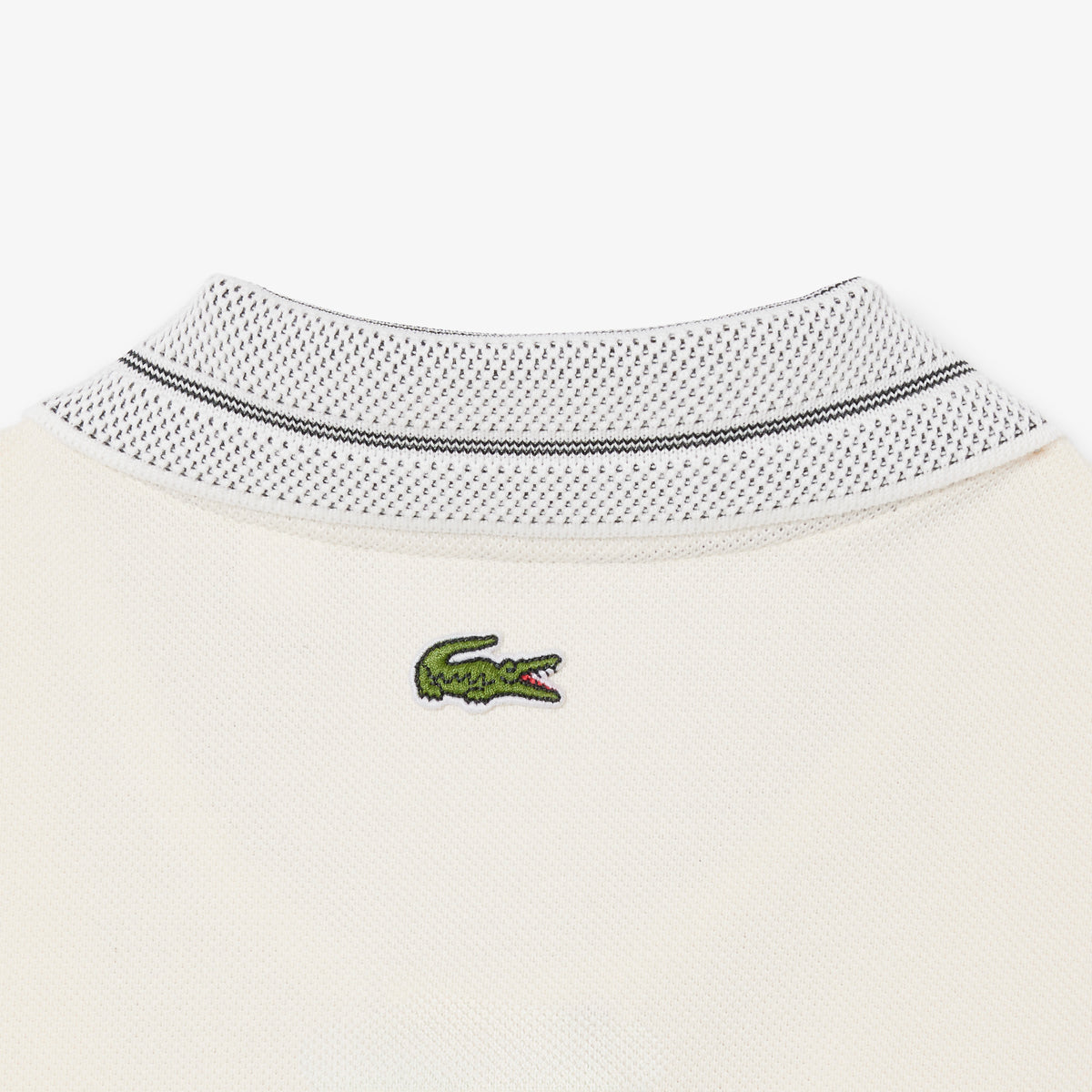 Lacoste Classic Fit Erkek Krem Polo