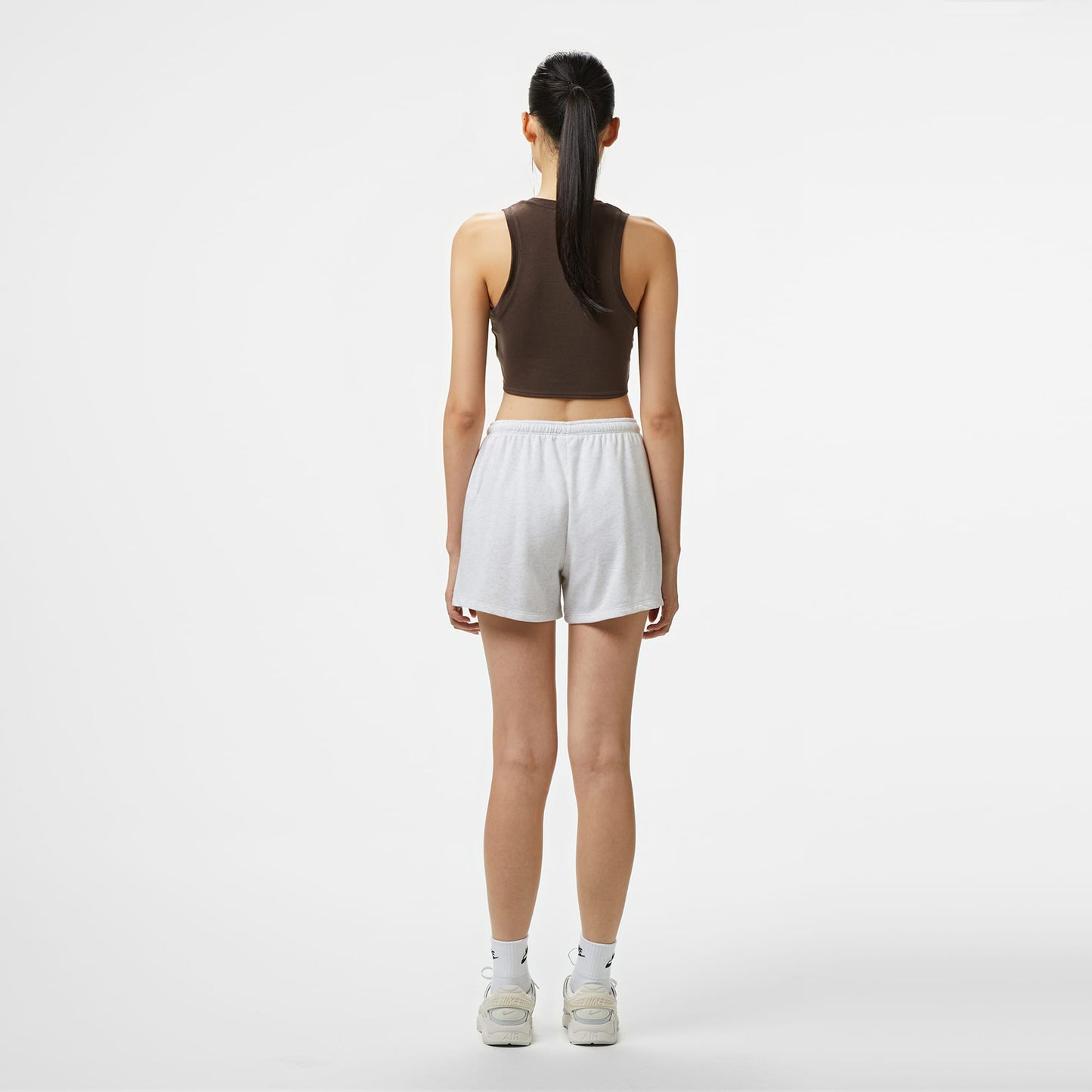 Nike Chill French Terry Kadın Beyaz Şort