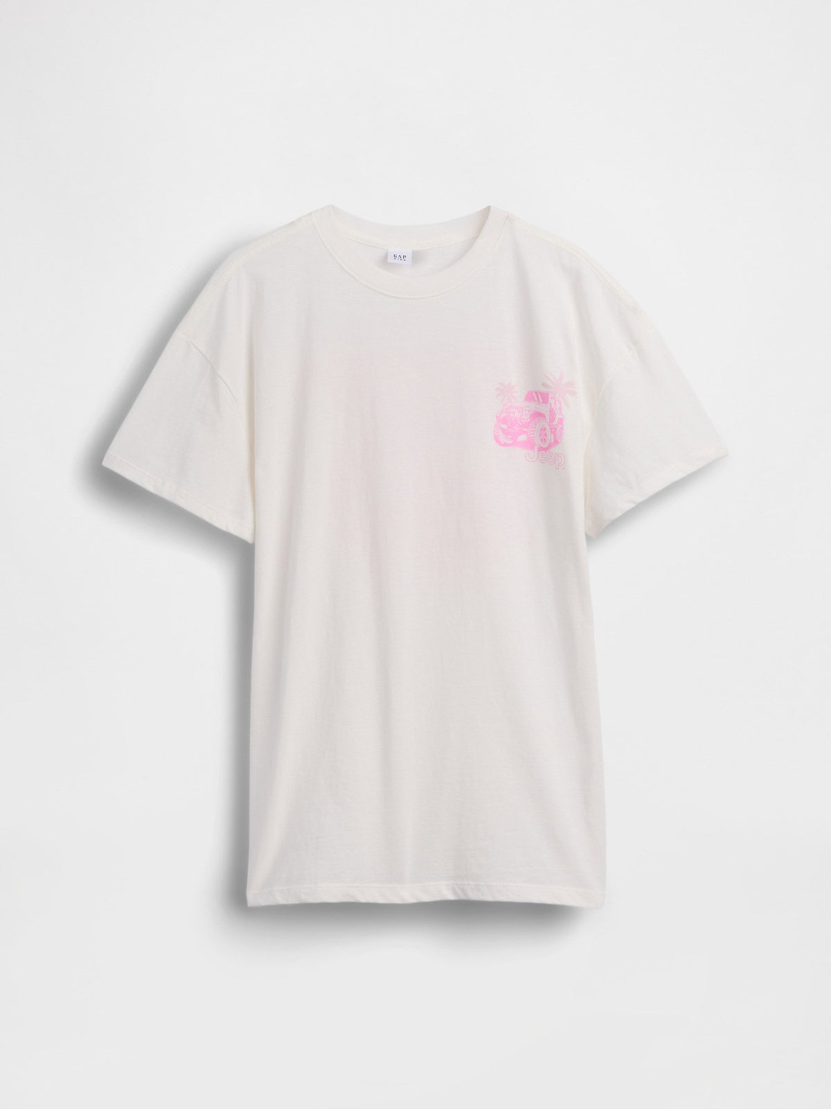 Beyaz Jeep Oversized T-shirt