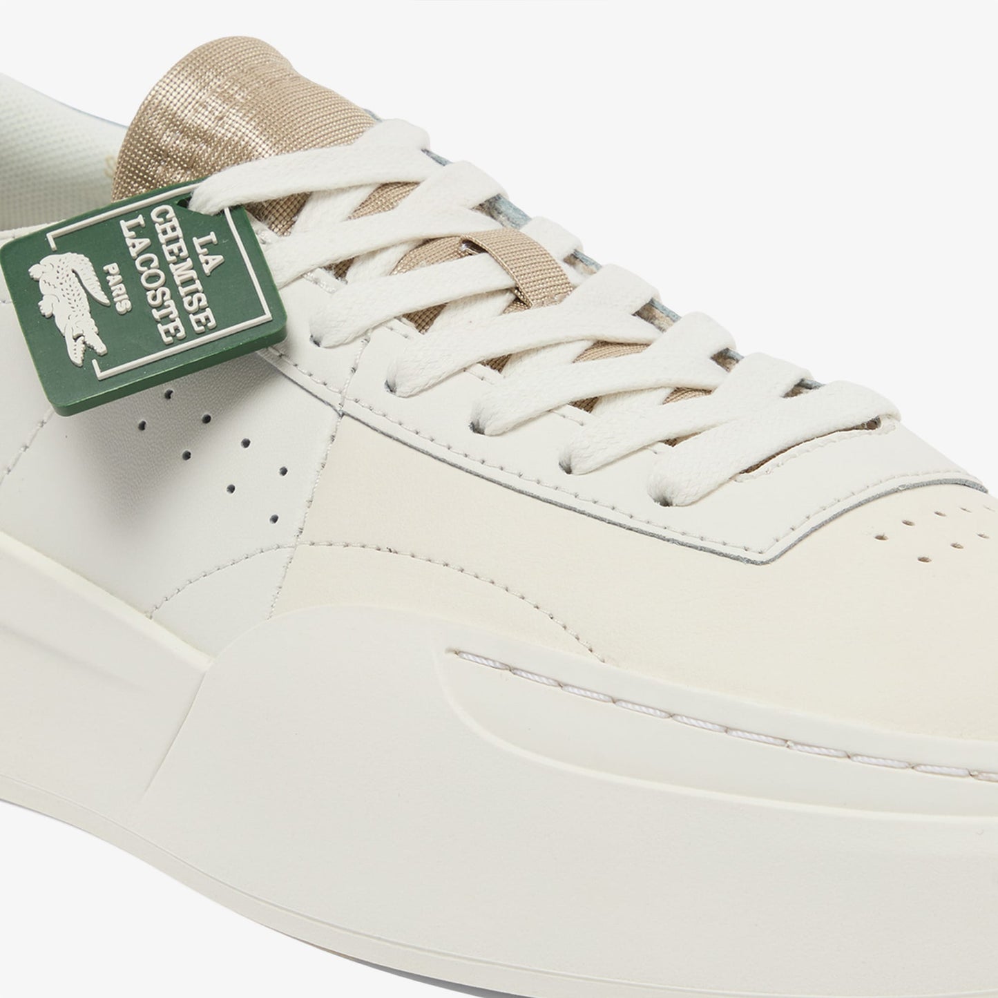 Lacoste Aura Club Leather Erkek Bej Sneaker