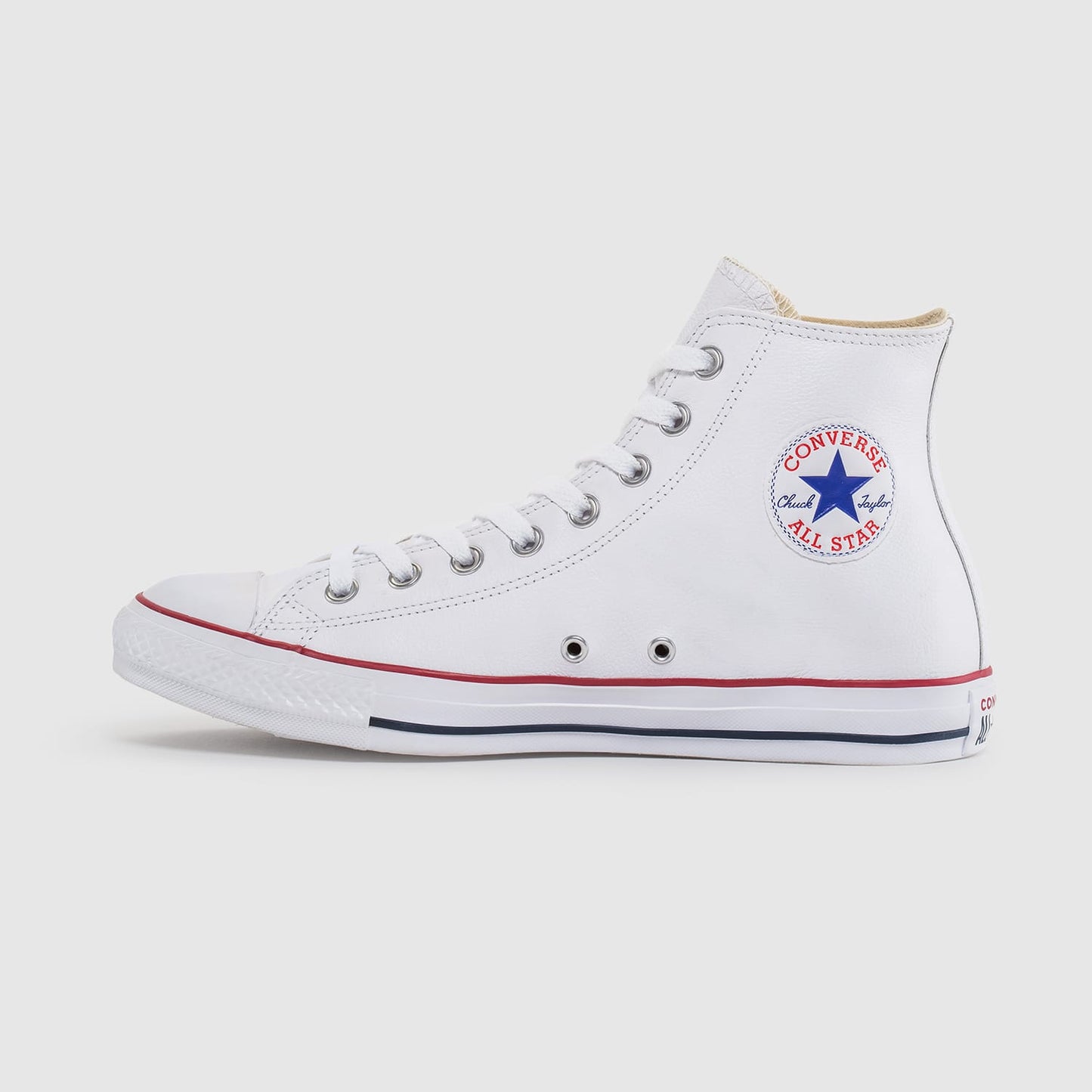 Converse Chuck Taylor All Star Hi Deri Unisex Beyaz Sneaker